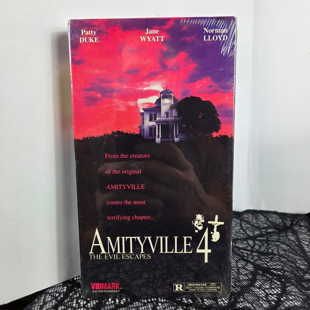 Amityville 4 The Evil Escapes VHS 1989 Vidmark Horror Patty Duke Sealed New